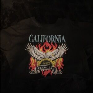 Black California Graphic Tee